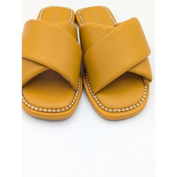 BCGBGeneration Tabby slide sandal in yellow 6.5 - Picture 5 of 8